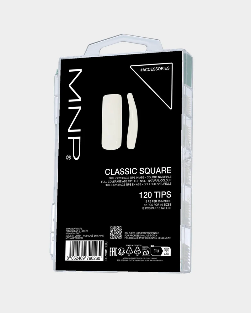 ACCESSORI - CLASSIC SQUARE TIPS 100 PEZZI