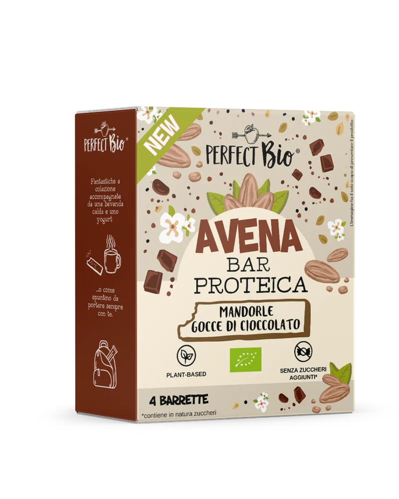 Avena Bar Mandorle Gocce di Cioccolato PROTEICA