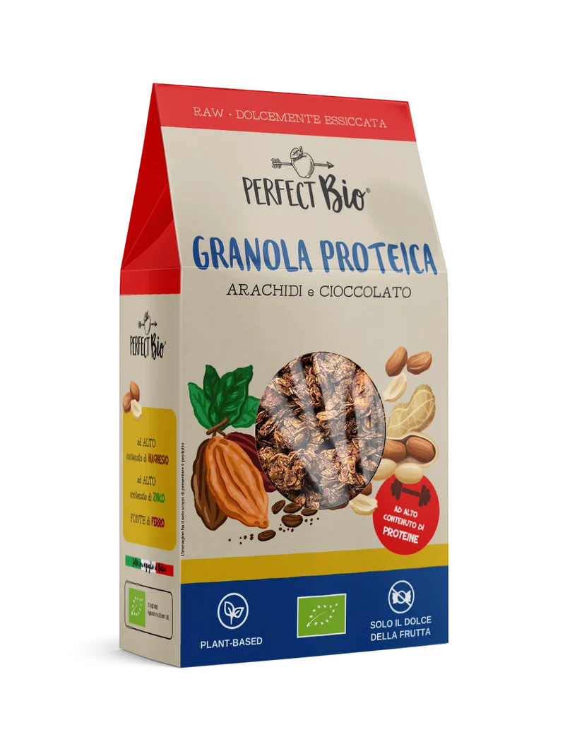 Granola Proteica Arachidi Cioccolato