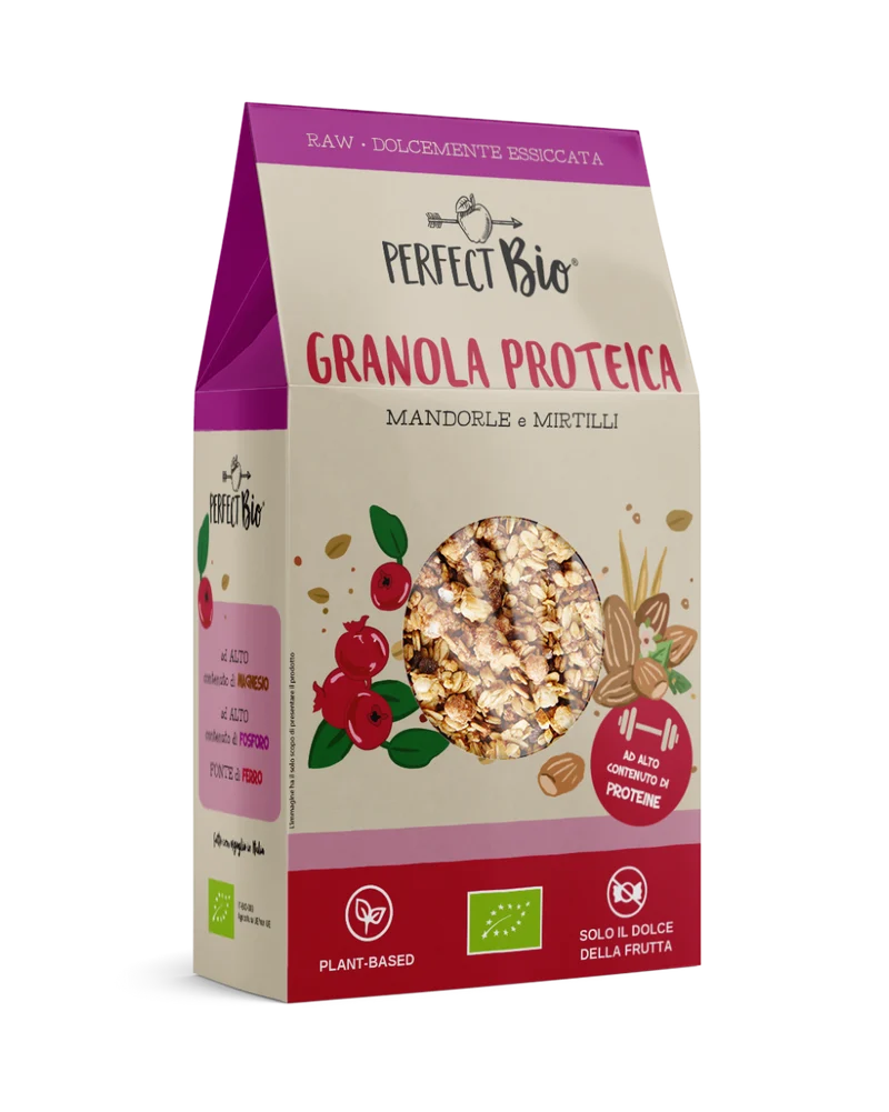 Granola Proteica Mandorle e Mirtilli