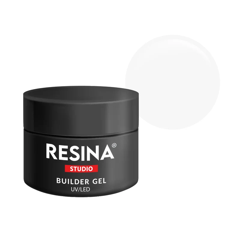 Builder Gel ricostruzione 15 ml - BIANCO BIANCO OFF WHITE - Alta densità Resina Studio