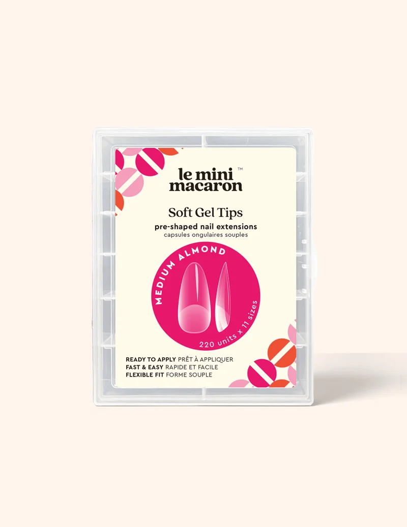 Soft Gel Tips - Medium Almond