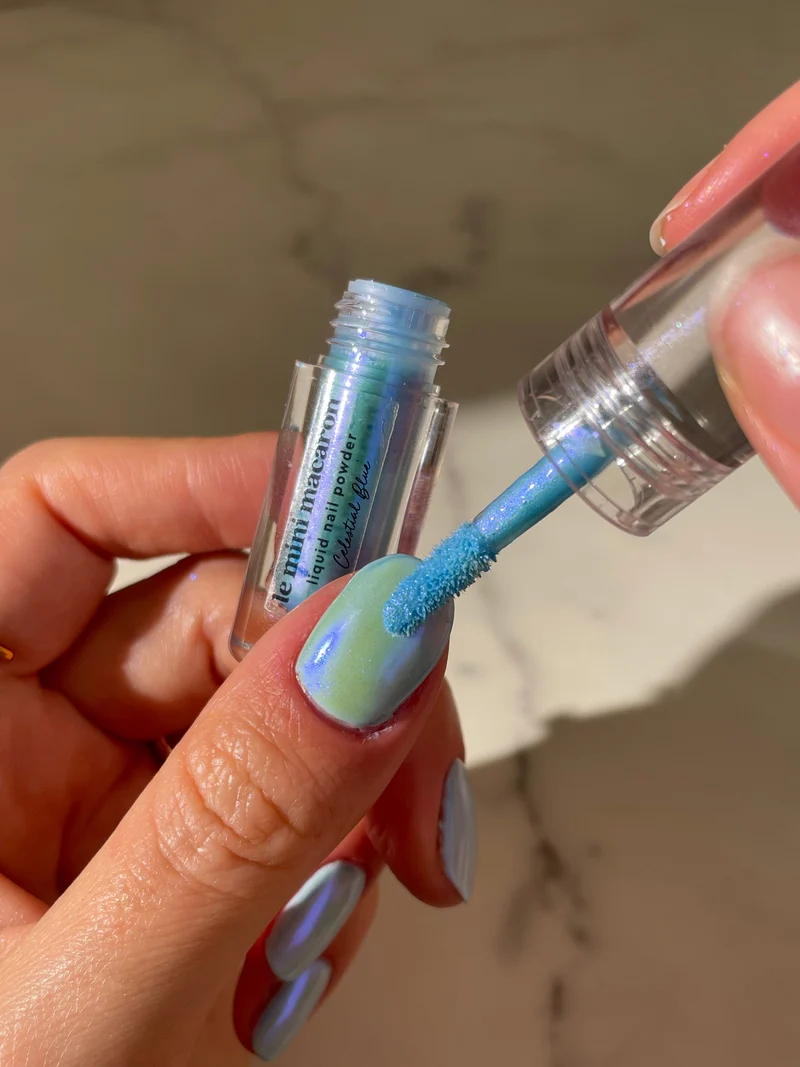 Celestial Blue - Liquid Nail Powder