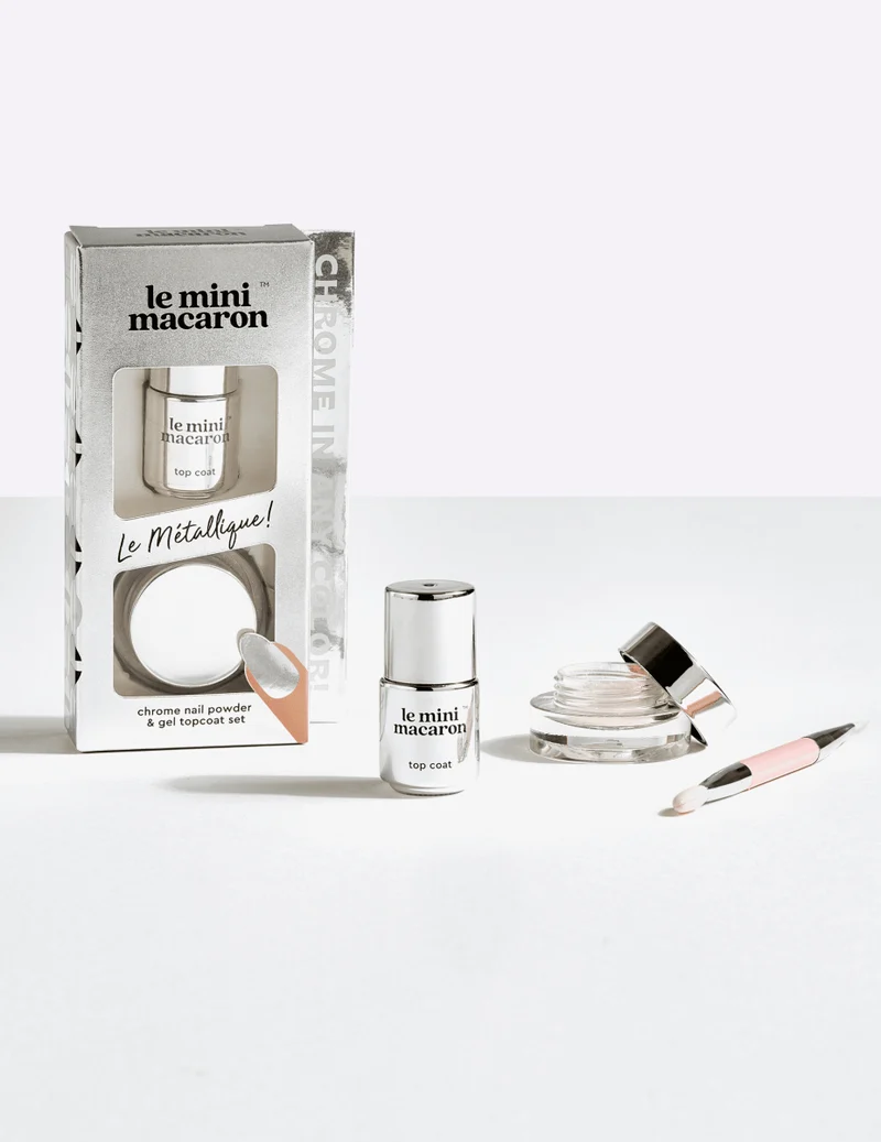 Le Métallique - Nail Powder & Gel Topcoat Set