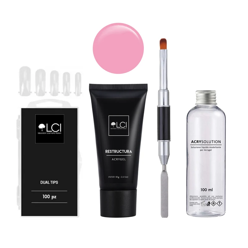 KIT ACRYGEL 60 ml - Soft Pink LCI