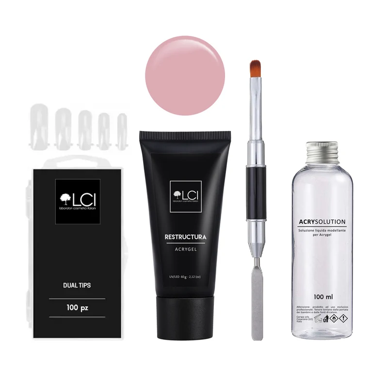 KIT ACRYGEL 60 ml - Natural Pink LCI