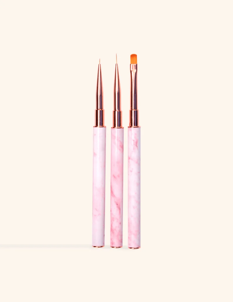Les Brushes - Nail Art Brush Trio