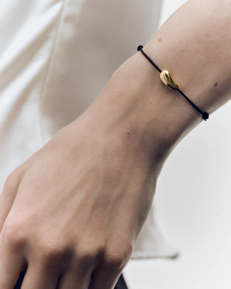 GRID rodeo black cord bracelet 2