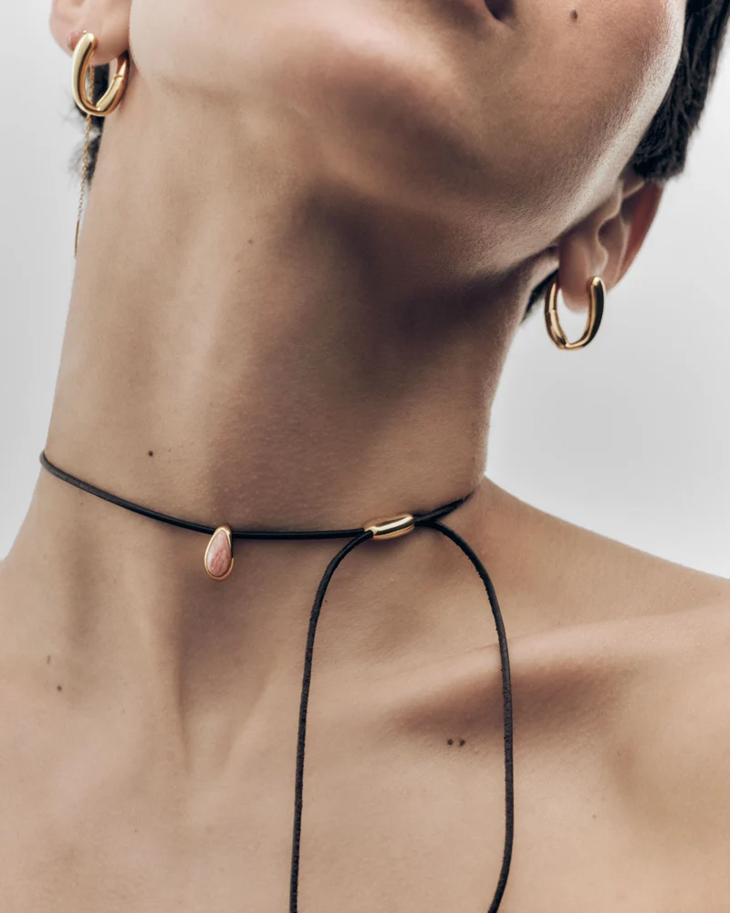 GRID Rodocrosite necklace
