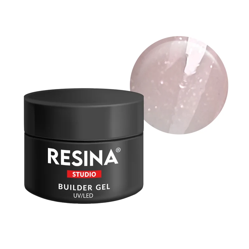 Builder Gel ricostruzione 15 ml - PINK Glitter LCI Resina Studio