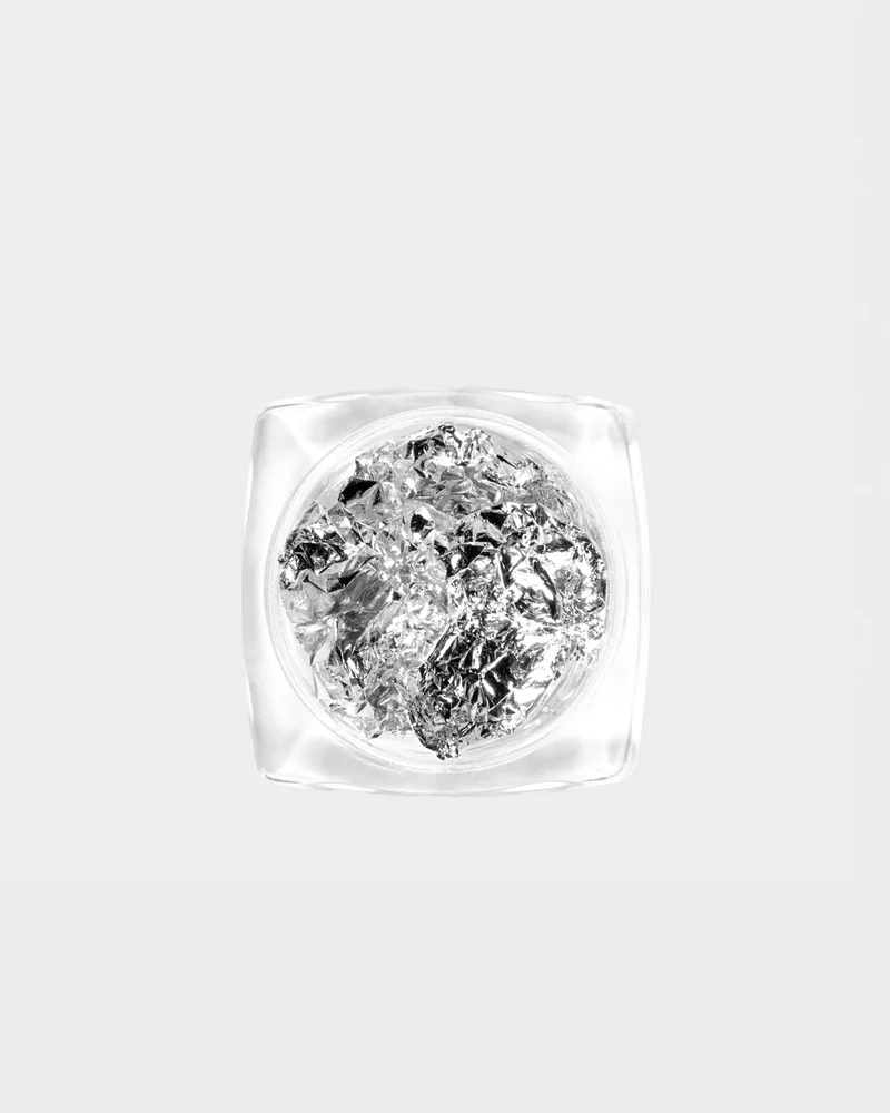 NAIL ART - SILVER FOIL METALLICI