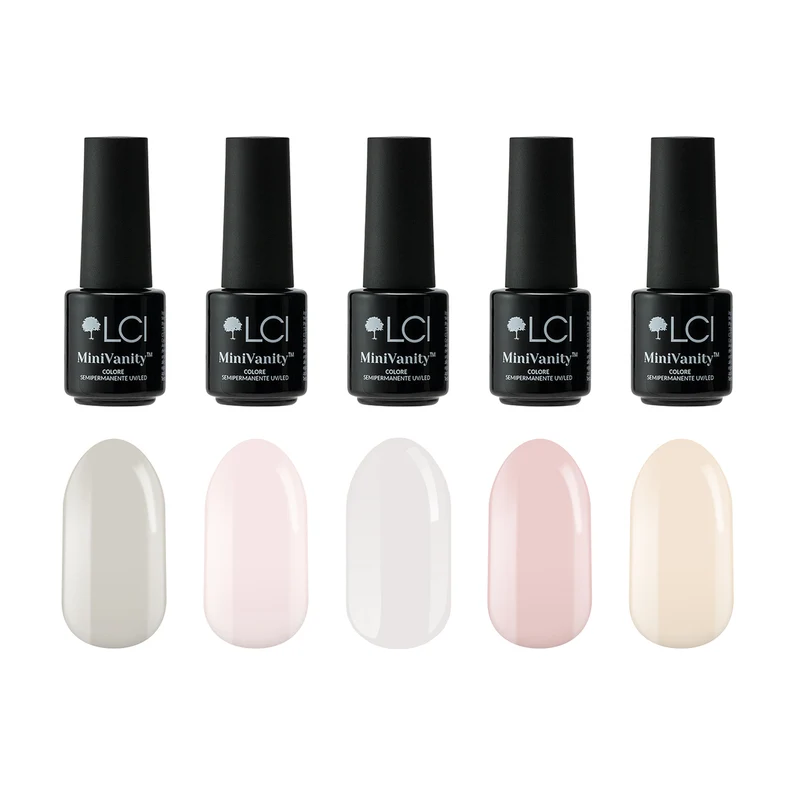 Set 5 colori semipermanenti Mini Vanity LCI - Confetto