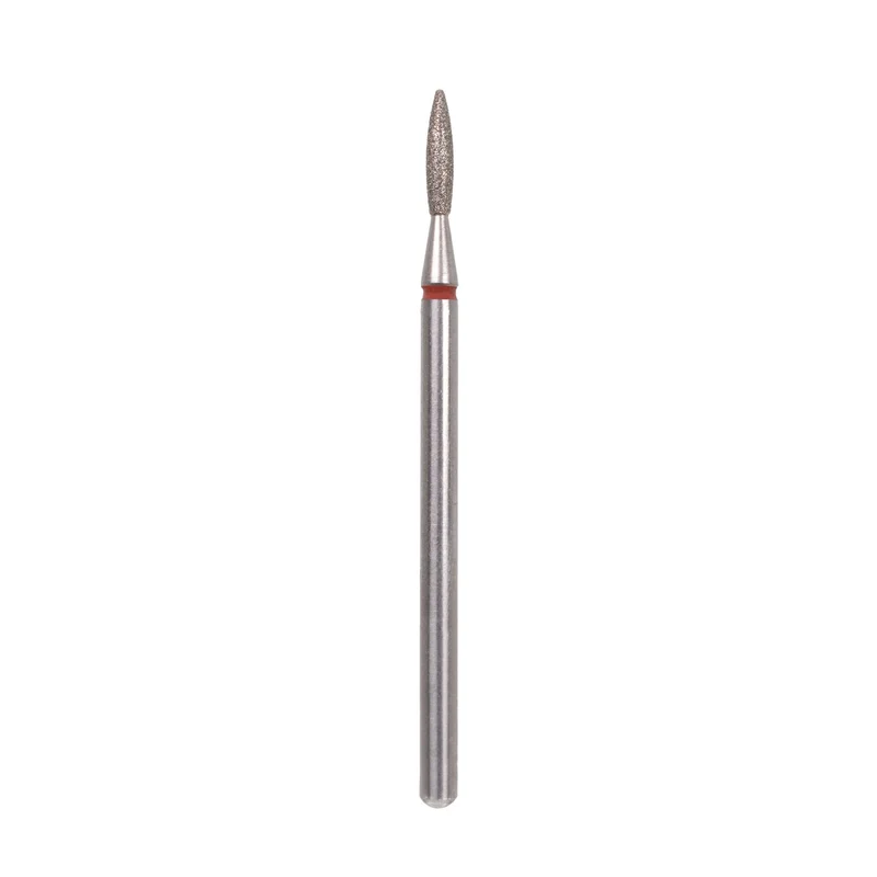 Punta LCI Diamantata a goccia LUNGA Dry Manicure - Bassa abrasività