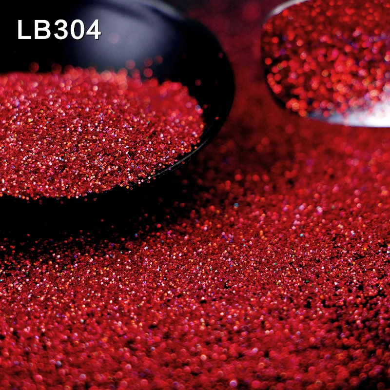 Glitter in polvere per nail art LCI - 5 gr Rosso