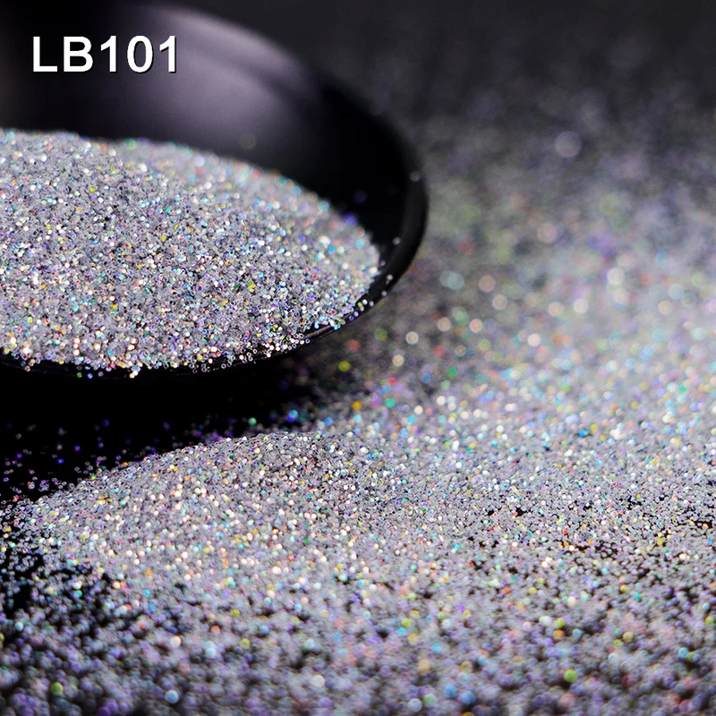 Glitter in polvere per nail art LCI - 5 gr Argento