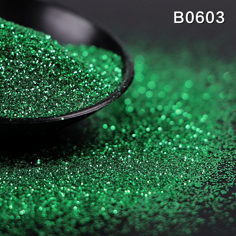 Glitter in polvere per nail art LCI - 5 gr Verde