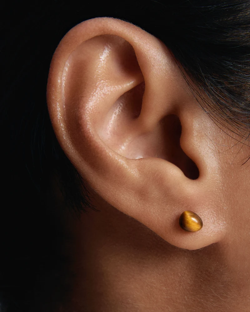 GRID Tiger Eye Gravity Ear Piercing