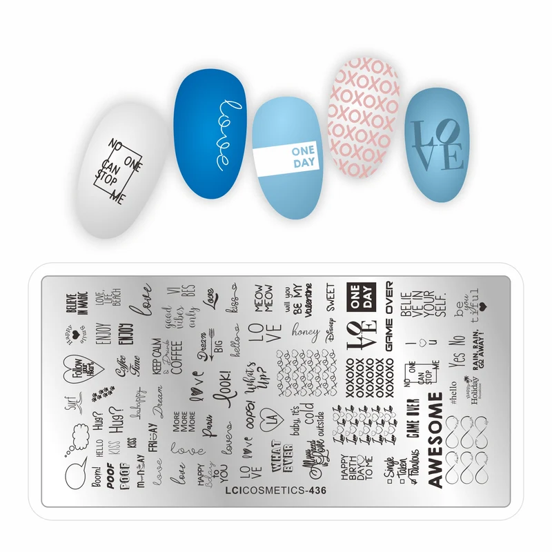 Piastra stamping nail art LCI - Insieme
