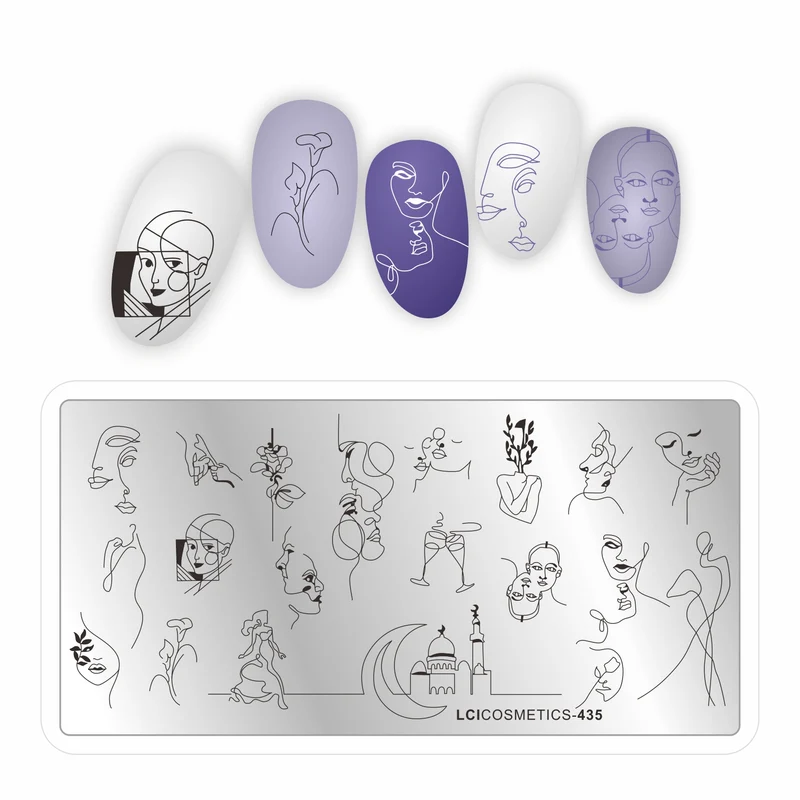 Piastra stamping nail art LCI - Arte