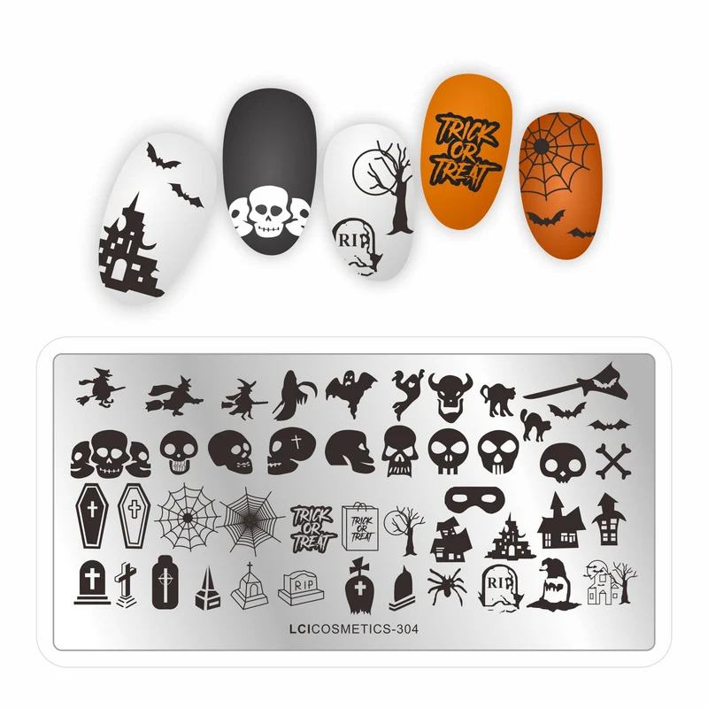 Piastra stamping nail art LCI - Halloween