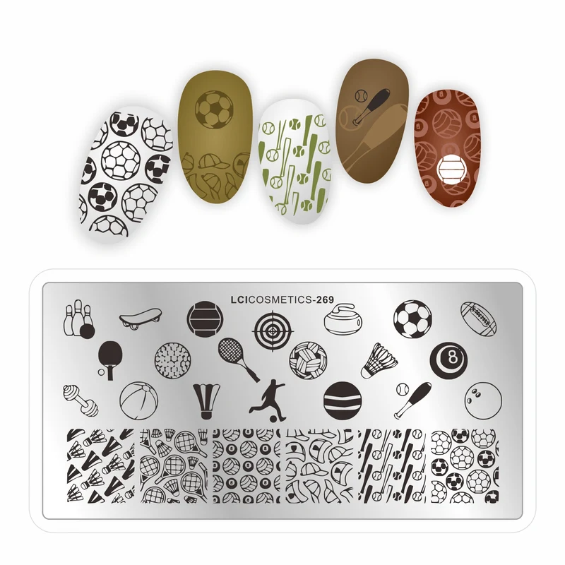 Piastra stamping nail art LCI - Sport