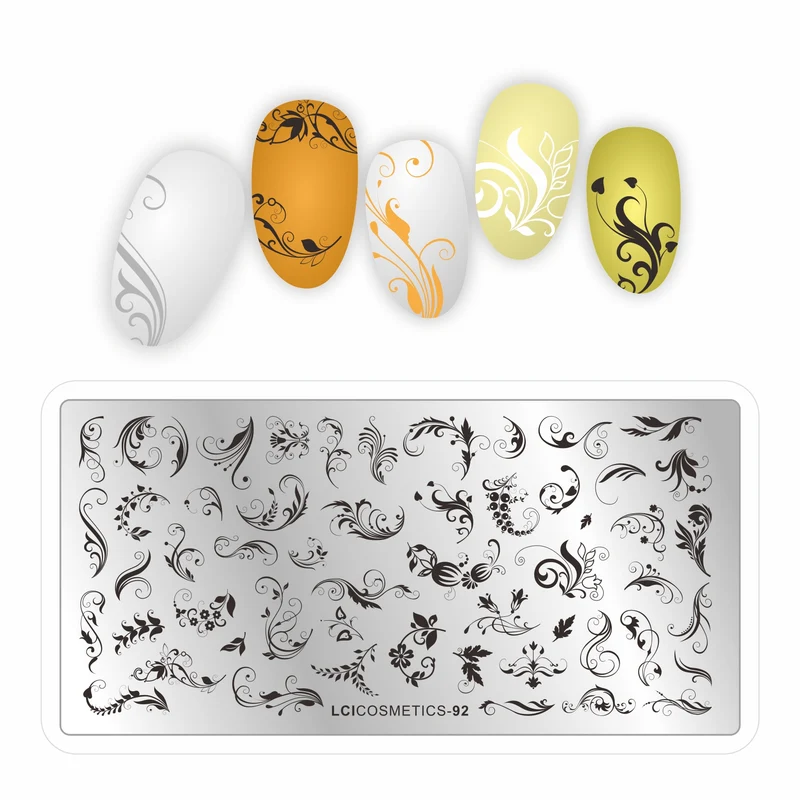 Piastra stamping nail art LCI - Livree e Fiori