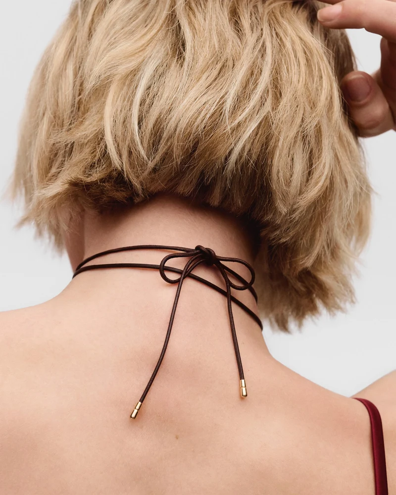 GRID Moka Cord Necklace