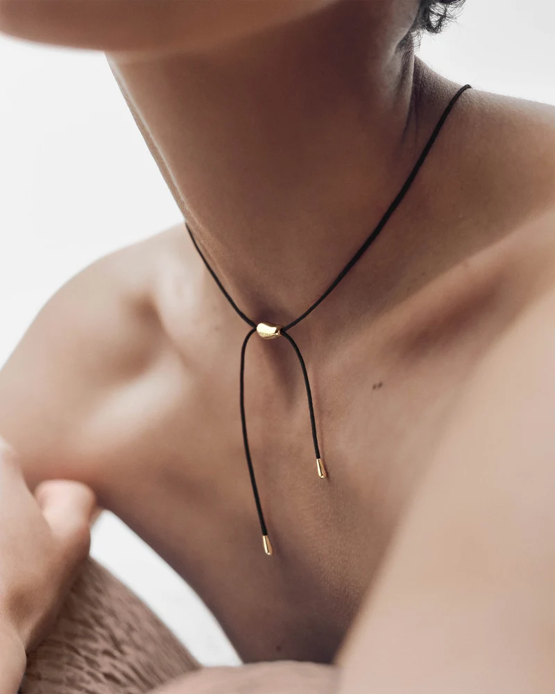 GRID Rodeo Black Cord Necklace