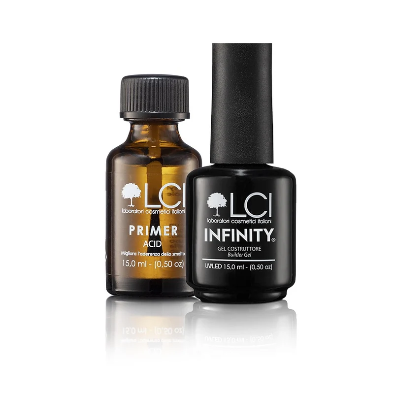 LCI Combo Pack: Infinity Builder Gel 15 ml + Acid Primer 15 ml