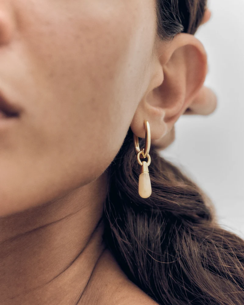 GRID Diamonds and White Gold Maggie Cascade Earrings