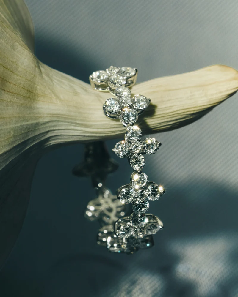 GRID Diamonds and White Gold Maggie Ring