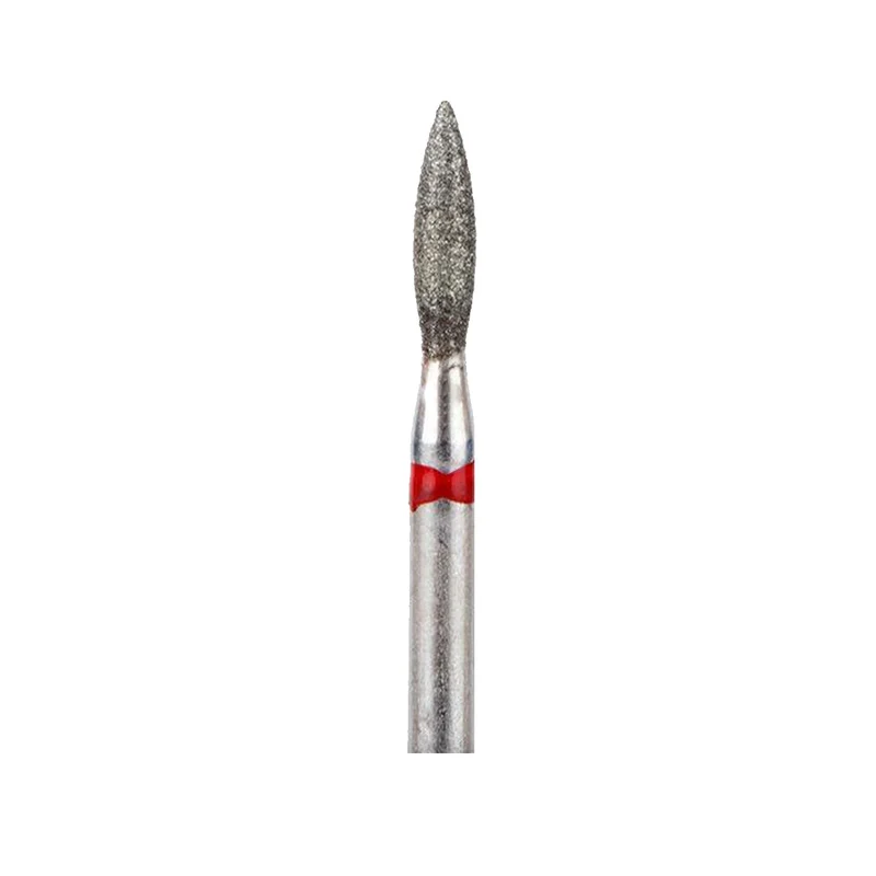 Punta LCI Diamantata a goccia MEDIA Dry Manicure - Bassa abrasività
