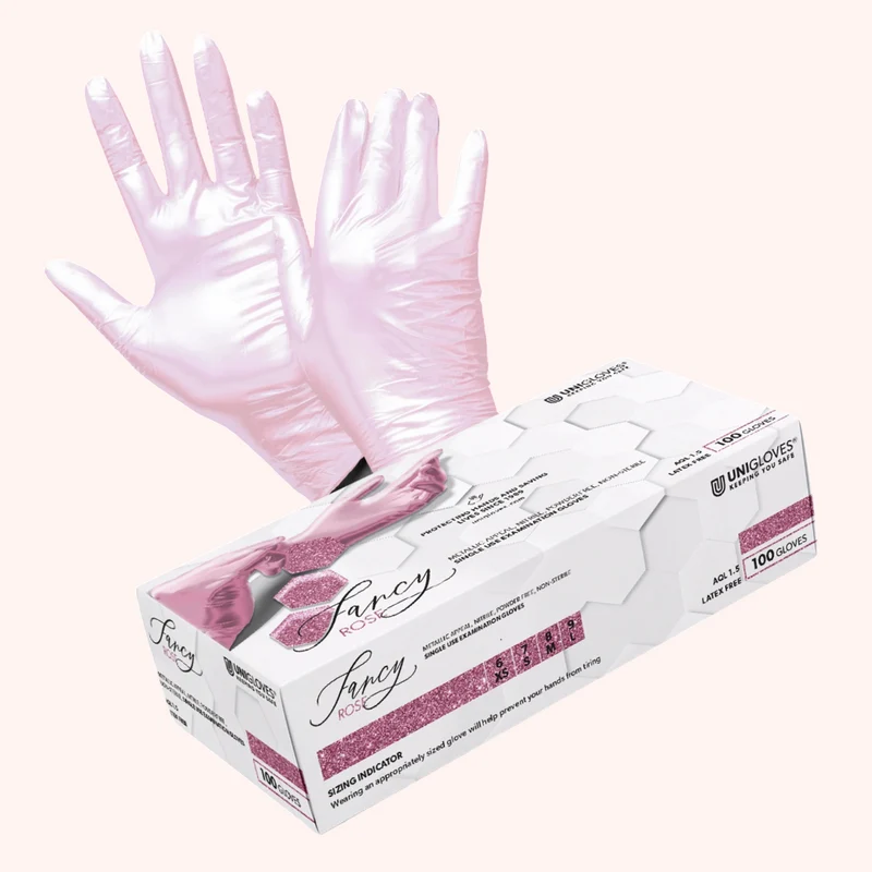 Guanti Pink Glamour 100 pezzi