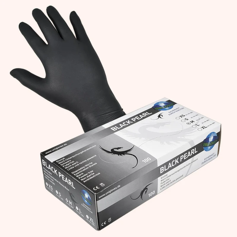 Guanti Nitril nero 100 pezzi