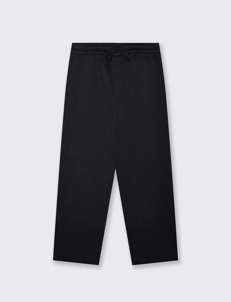 Pantaloni Jogger Extra Baggy in Felpa - Nero