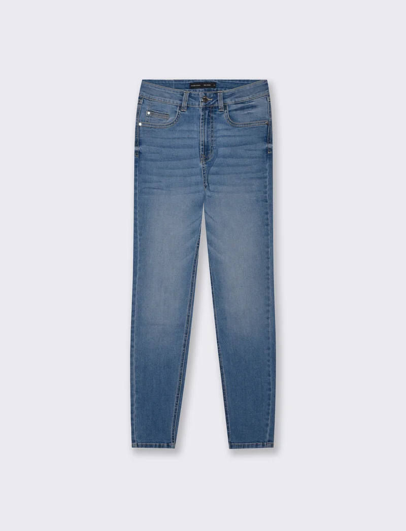 Jeggings super skinny high waist 5 tasche - Denim