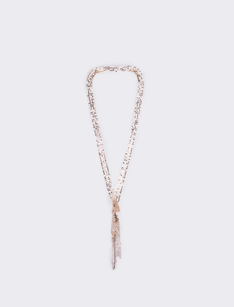 Collana con applicazioni - Oro rosa