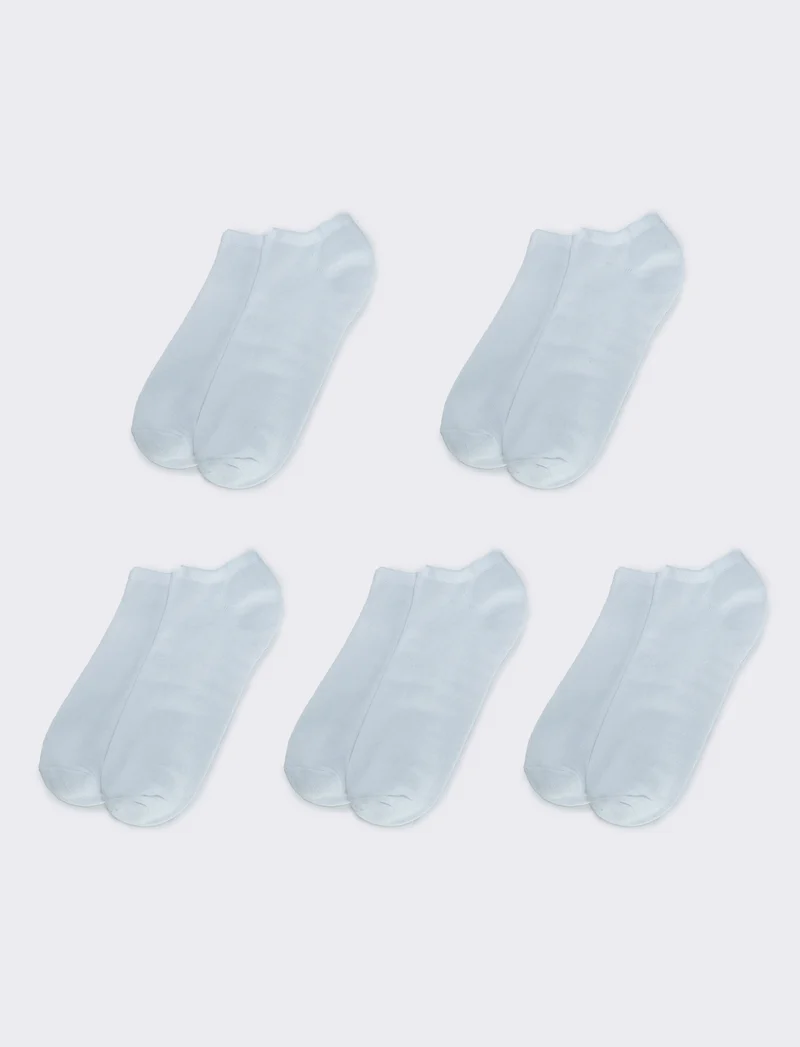 Calzini uomo 5 paia eco sostenibili - Bianco