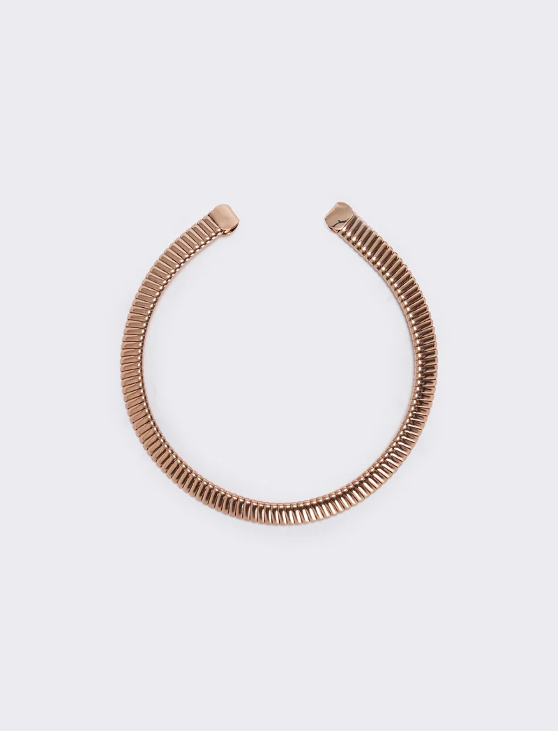 Collana girocollo rigida - Oro rosa