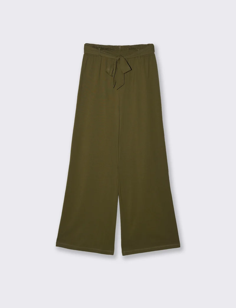 Pantalone con fusciacca e punto smock - Kaky 1