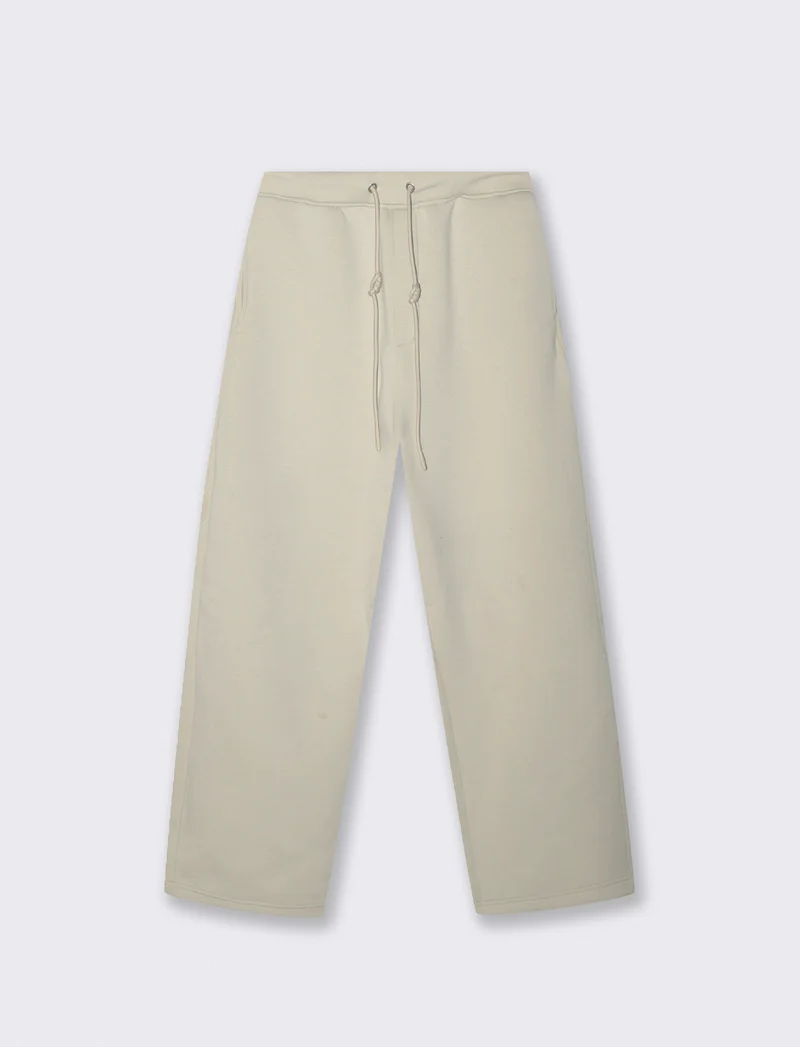PANTALONI JOGGER IN TESSUTO TECNICO RELAXED STRAIGHT FIT - Grigio ghiaccio