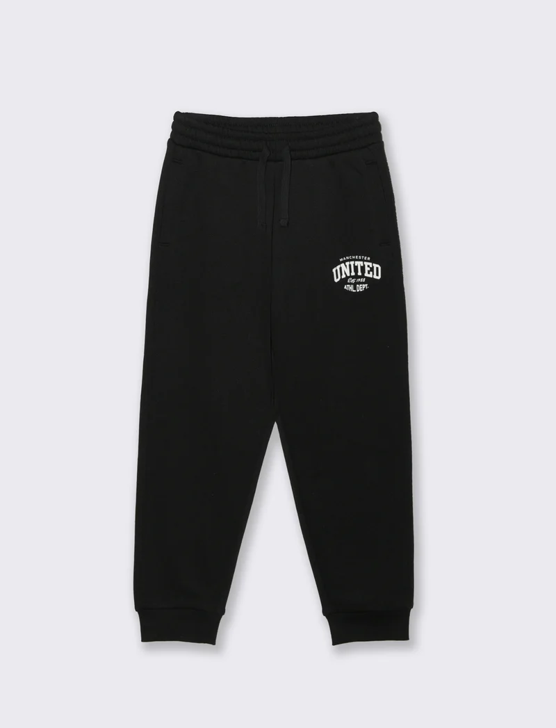 Jogger con Stampa Casual e Colorati - Nero