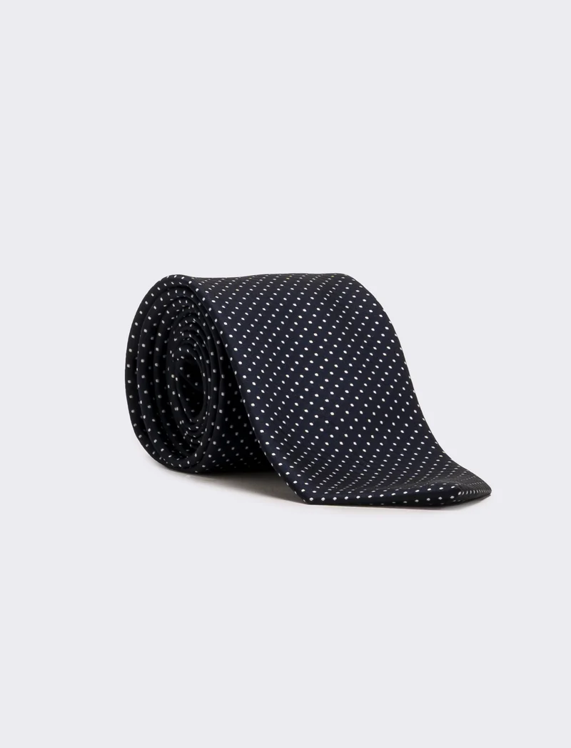 Cravatta uomo fantasia 8cm - Blu