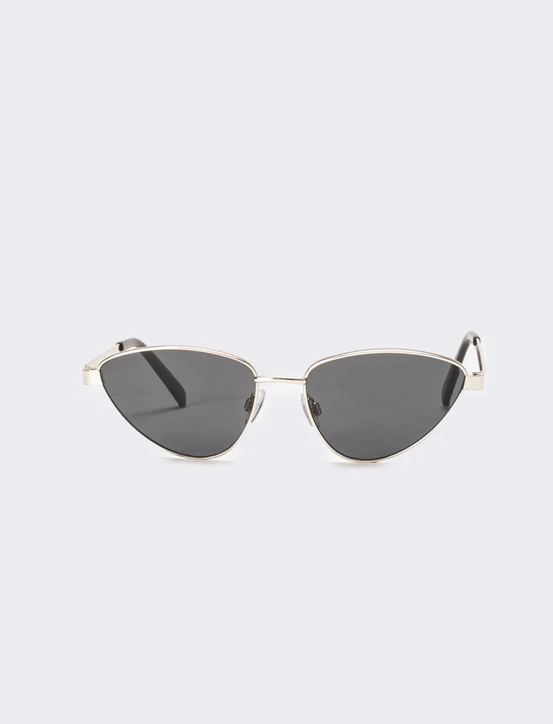 Occhiali donna gatta a punta - Argento
