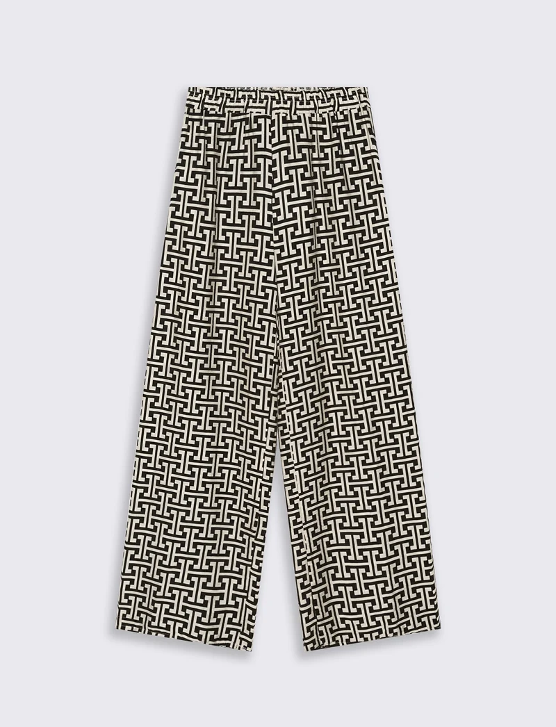 Pantalone palazzo stampato - Geometrie