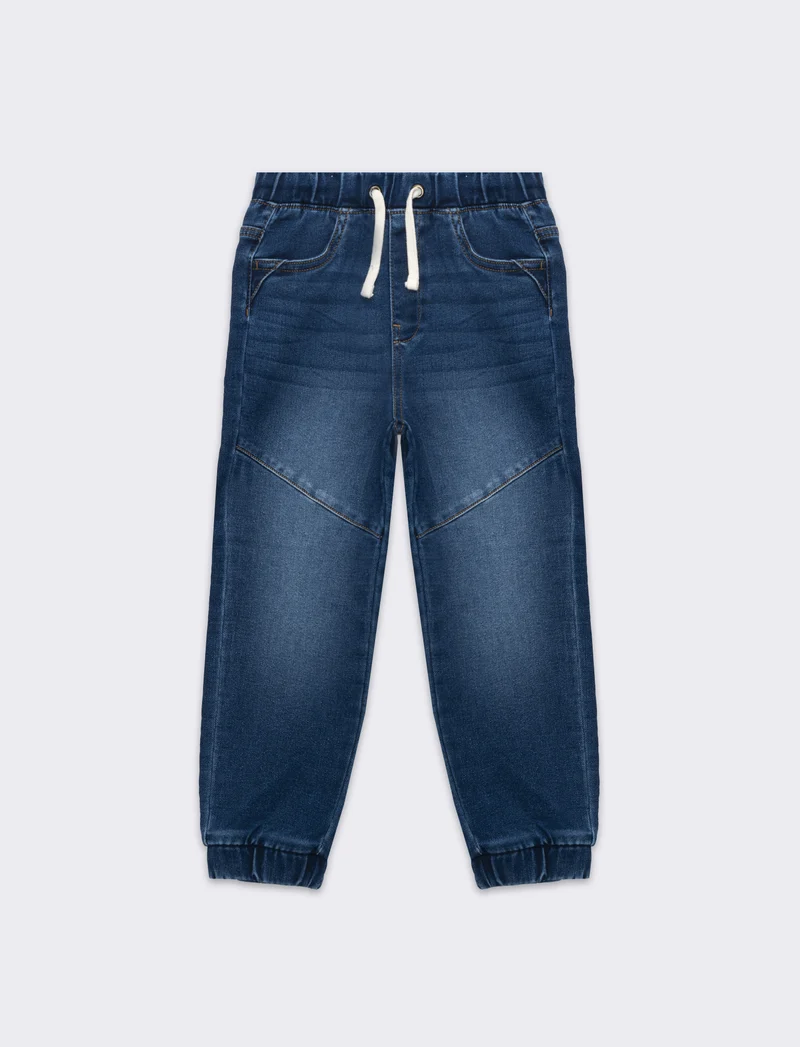 Jogger in denim da bambino - Denim