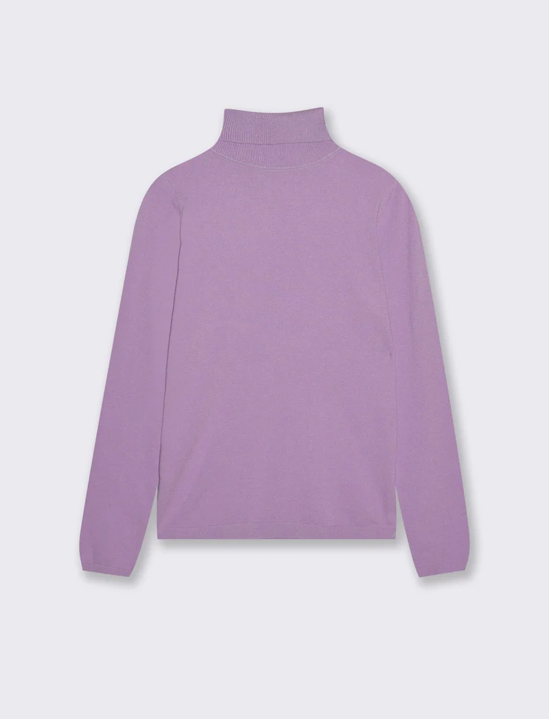 PULLOVER BASICO - Lilla