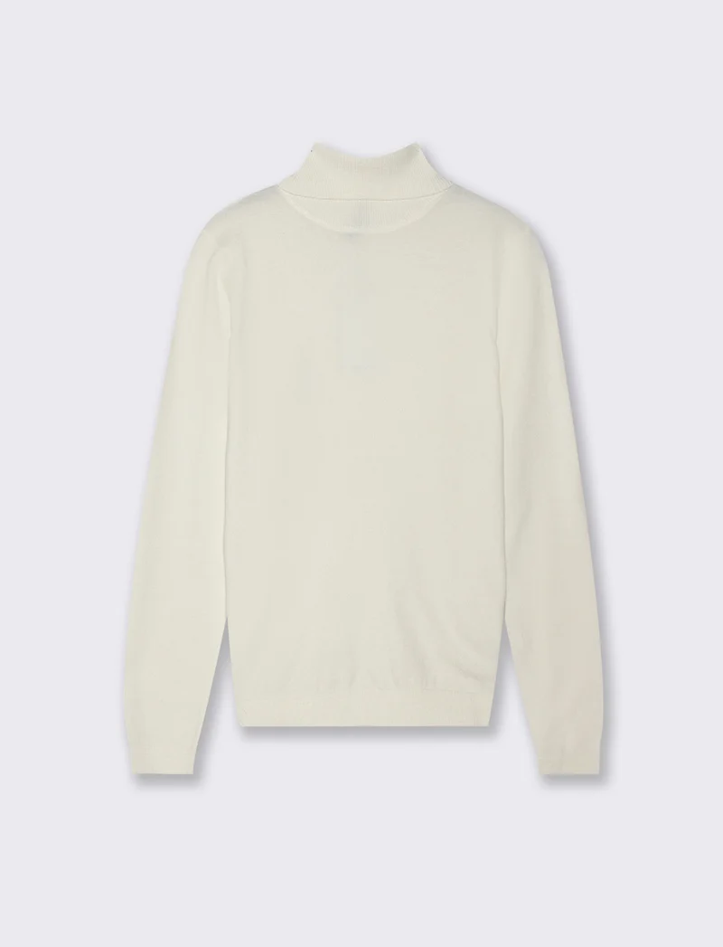 PULLOVER BASICO - Avorio