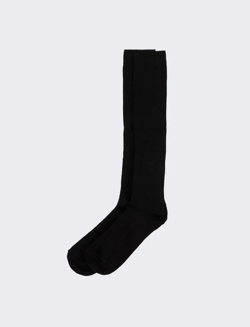 Calzino donna lungo 1 paio - Nero