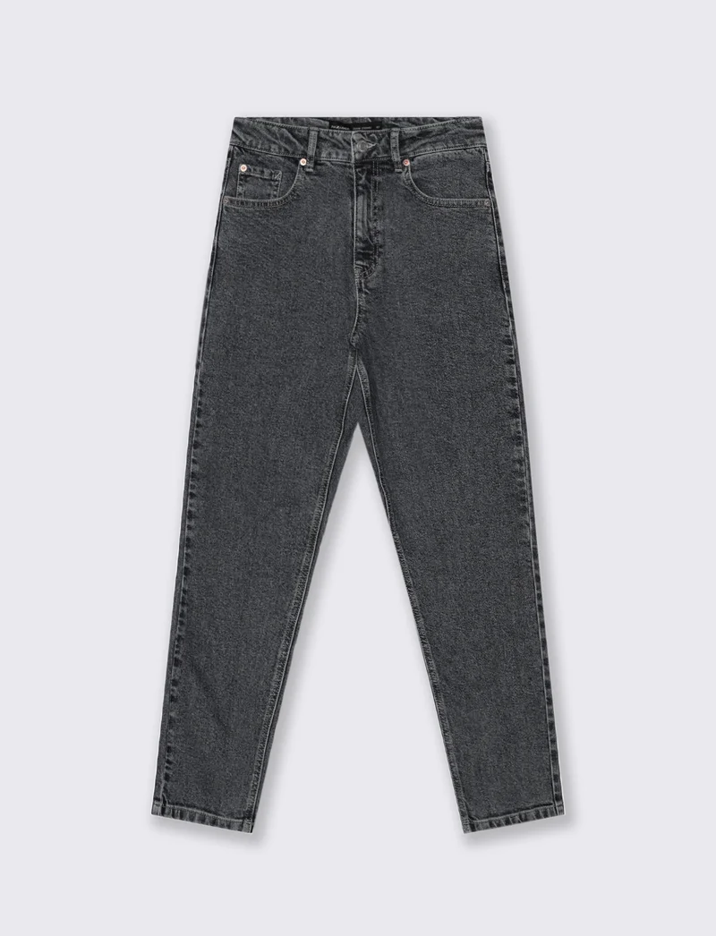 JEANS MOM FIT SLIM - Nero